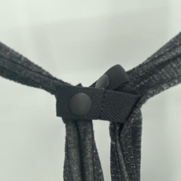 Lululemon Athletica Women's Heather Black Striped Seek The Heat Tank Top Size 6 - Picture 7 of 10